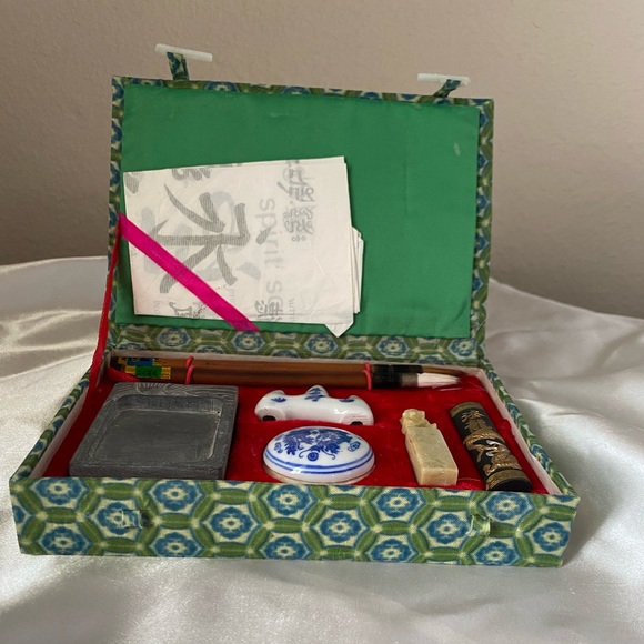 Vintage Chinese Calligraphy Ink set. Mid 80’s. - Picture 9 of 9